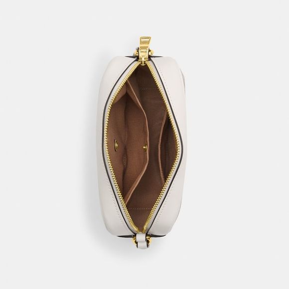 NWT Coach Outlet Mini Jamie Camera Bag In Signature Canvas - Picture 3 of 6